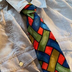 PAINT FACTORY SILK TIE Necktie